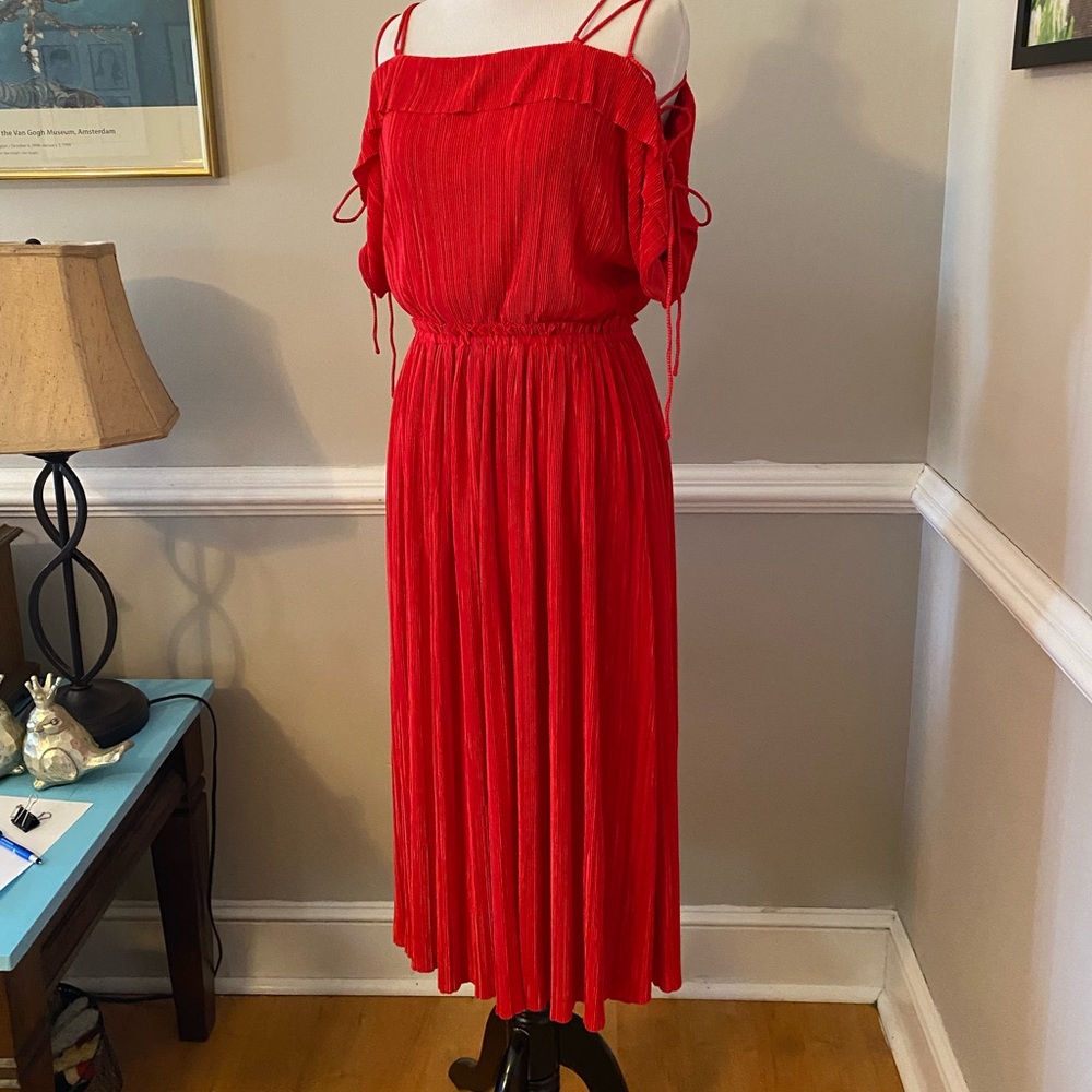 Express red dress